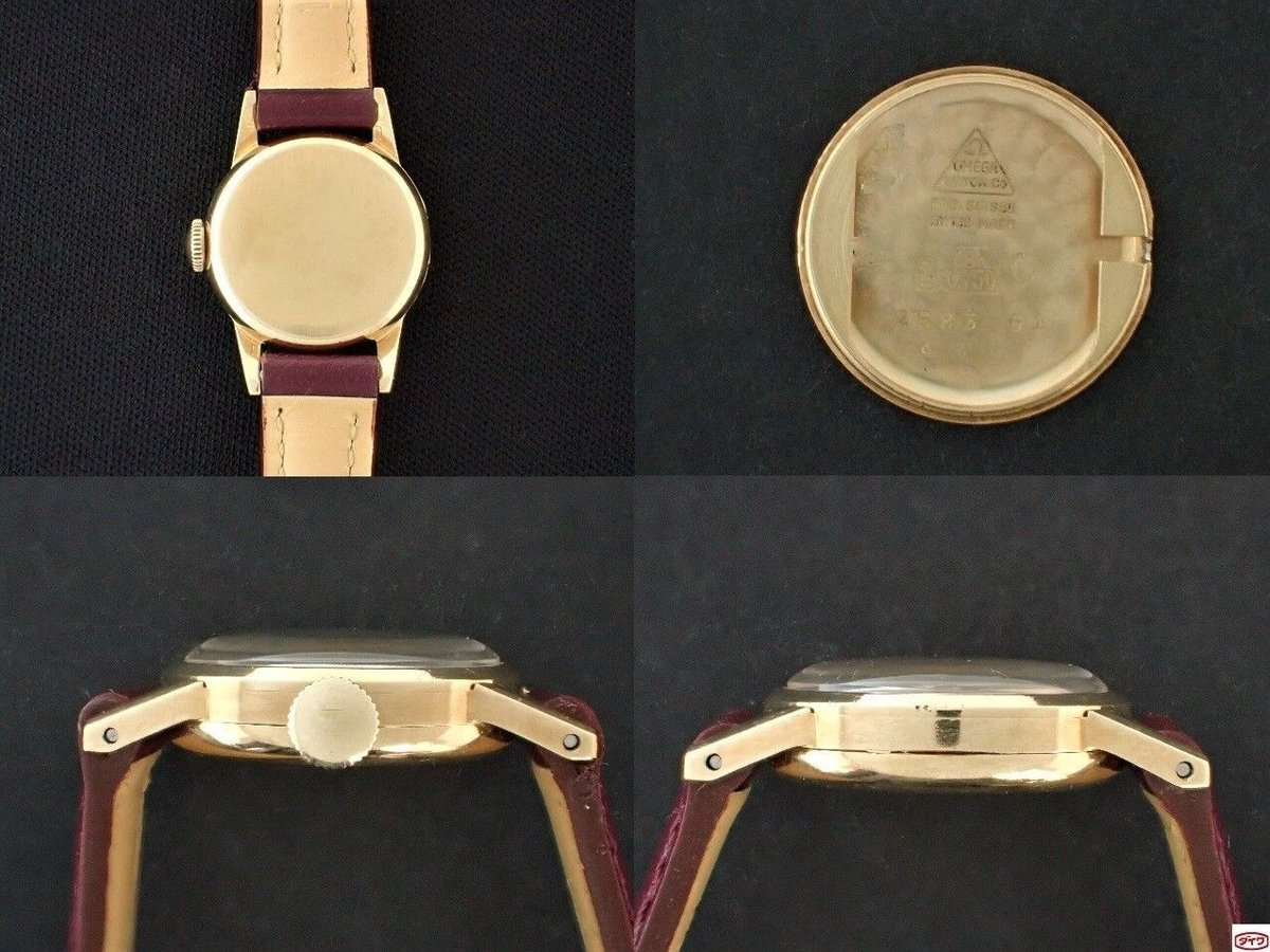 AU-7B オメガ OMEGA レディース手巻き K18YGケース | アンティーク