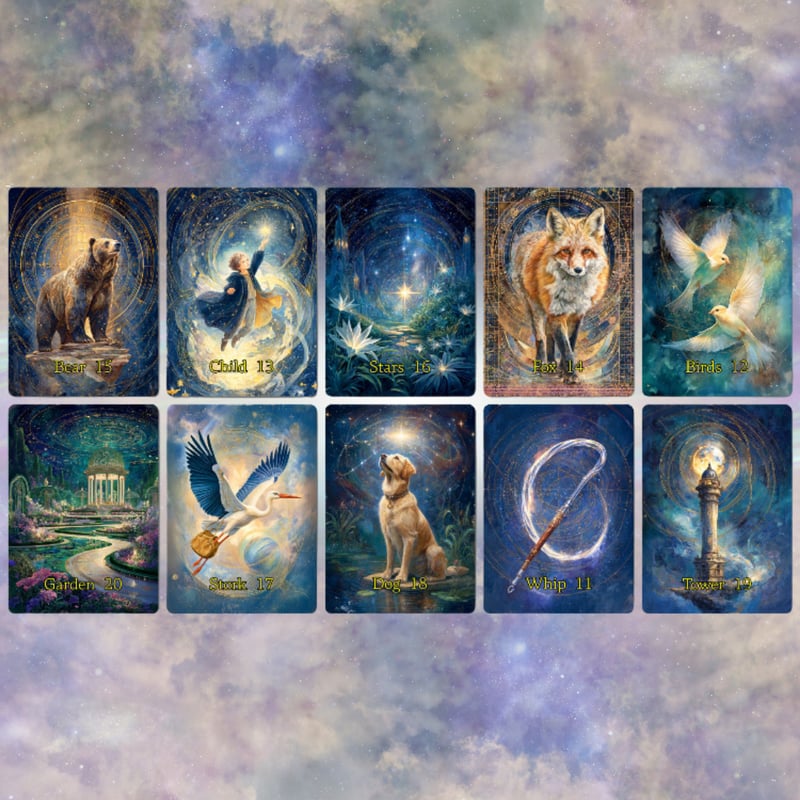 宇宙地図ルノルマンカード｜作者直輸入・希少デッキ | タロクル