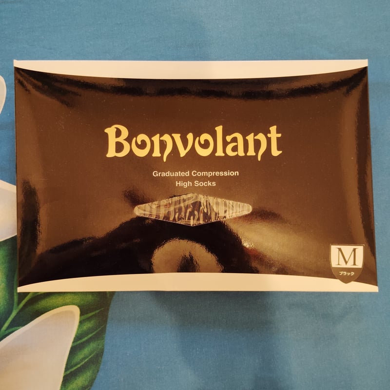 Bonvolant ボンボラン 着圧ソックス 段階圧縮ソックス ハイソックス