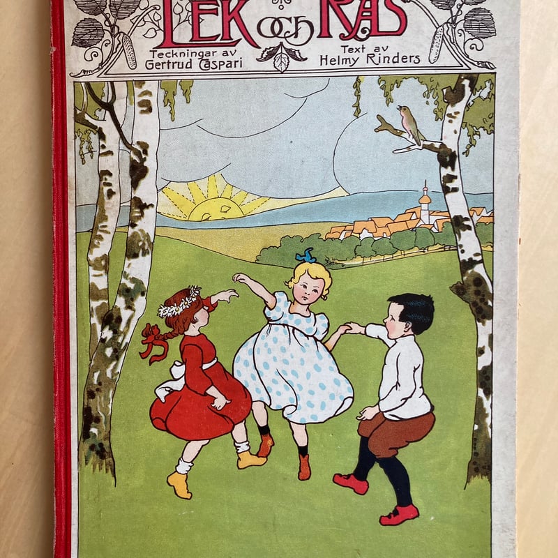 ゲルトルート・カスパリ 「Lek och ras」 アンティーク ビンテージ