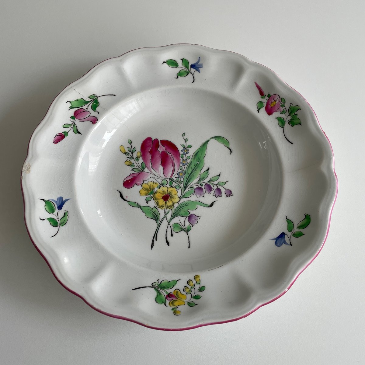 リュネヴィル Luneville レヴェルヴェール チューリップの深皿 | Gui