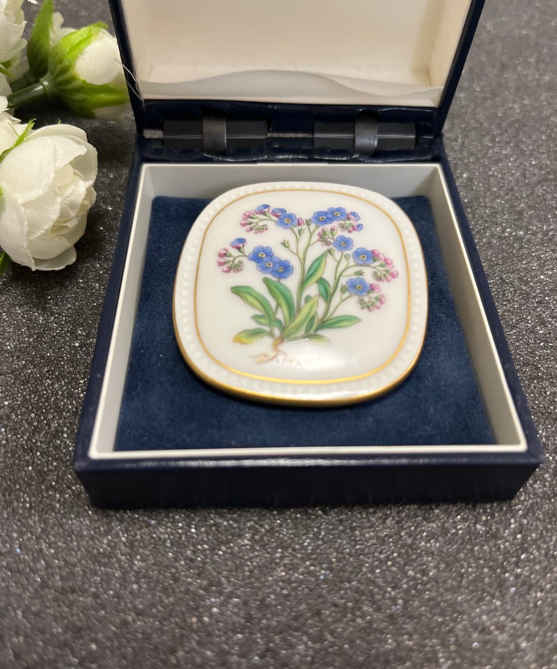 ロイヤルコペンハーゲン 王室御用達 24金 フローラダニカ わすれな草