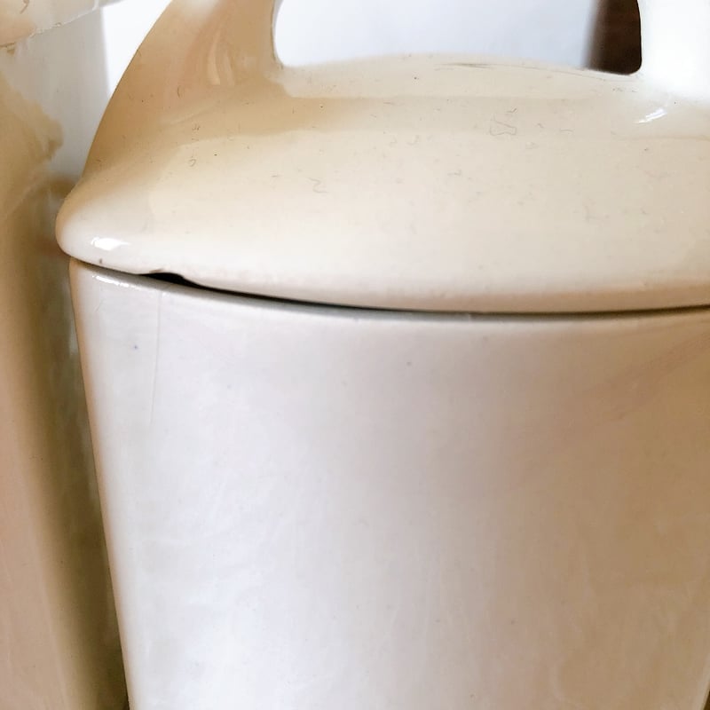 レア☆HBCM ベアン クレイユエモントロー バスク柄 陶器キャニスター5