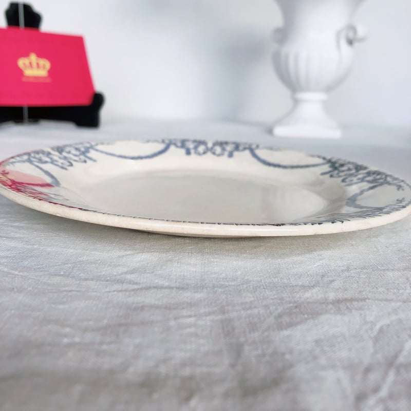 クレイユモントロー 『ナポレオン』デザートプレート 平皿 F フランス