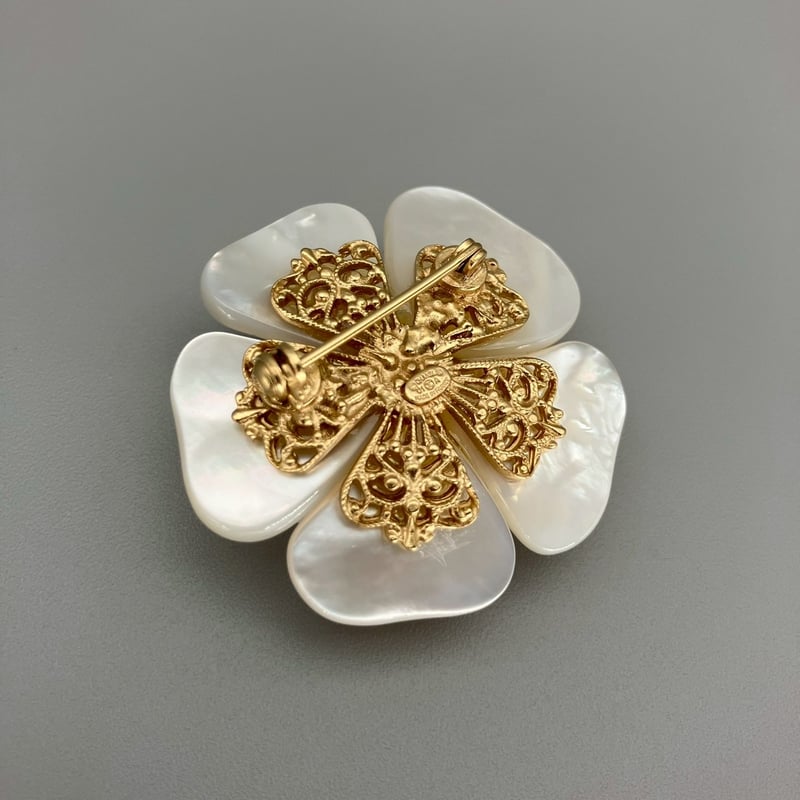 CHANEL (シャネル) ヴィンテージ カメリア フラワー ブローチ