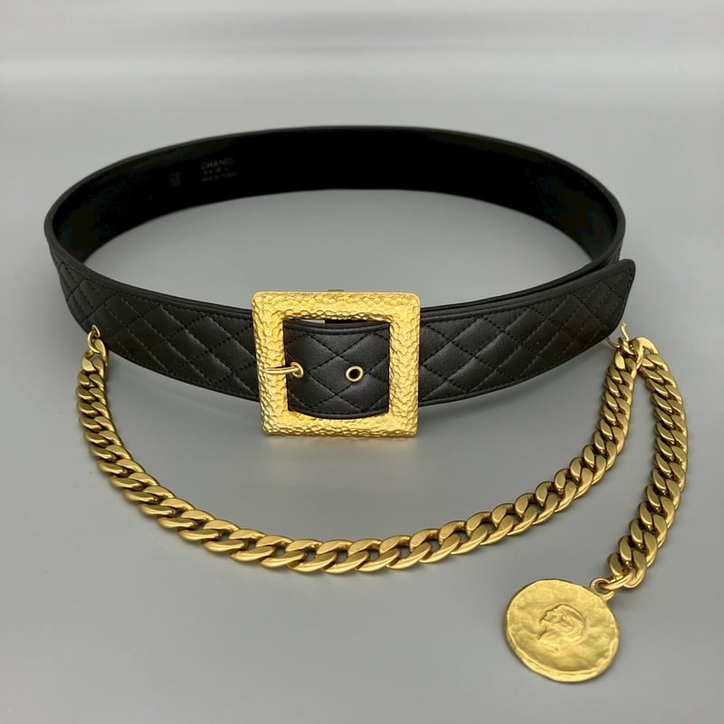 CHANEL (シャネル) ヴィンテージ マトラッセ チェーン ベルト