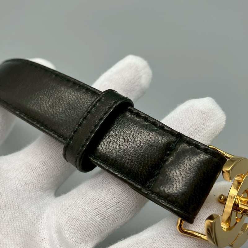 CHANEL (シャネル) ヴィンテージ ターンロック ココマーク ラムスキン