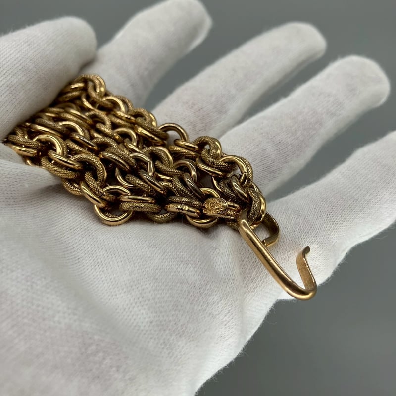 CHANEL (シャネル) ヴィンテージ 4連チェーン ココマーク チェーン