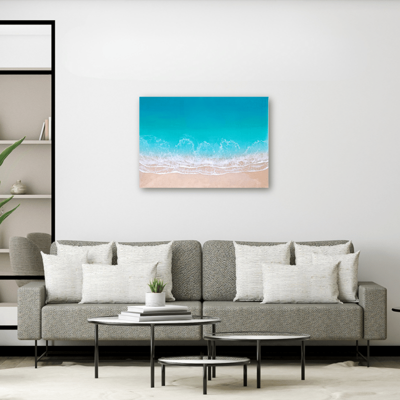 受注制作品】【A1サイズ】 木製パネル オーシャンレジンアート | Alpha