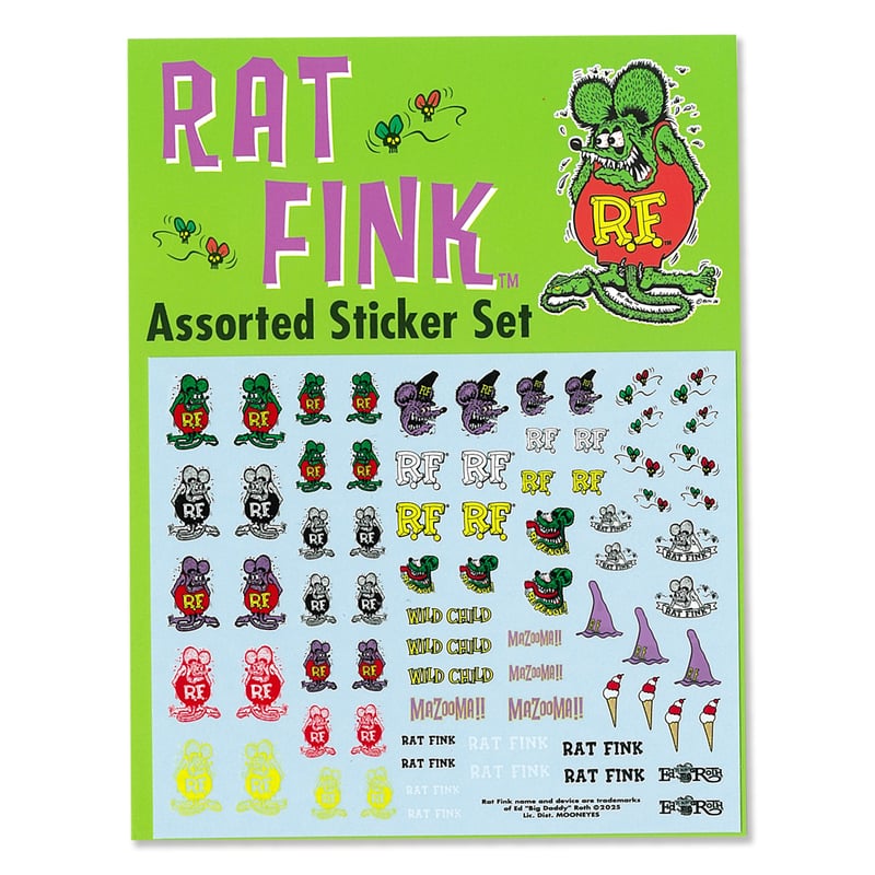 Rat Fink アソーテッド ステッカー セット (水貼り) | Sticky Frog