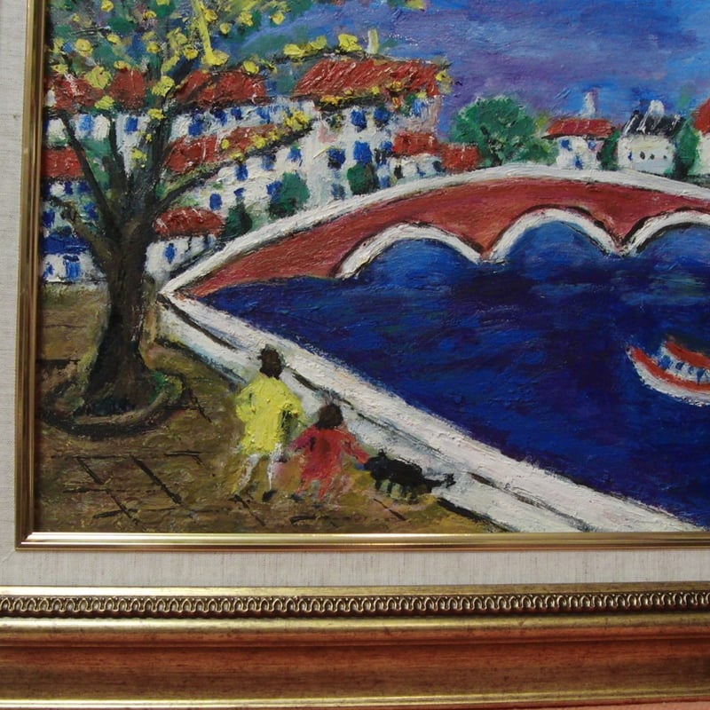 ≪国美協≫南 美穂子、『ベルギィ』、油彩画、F6号：40,9×31,8cm、油絵