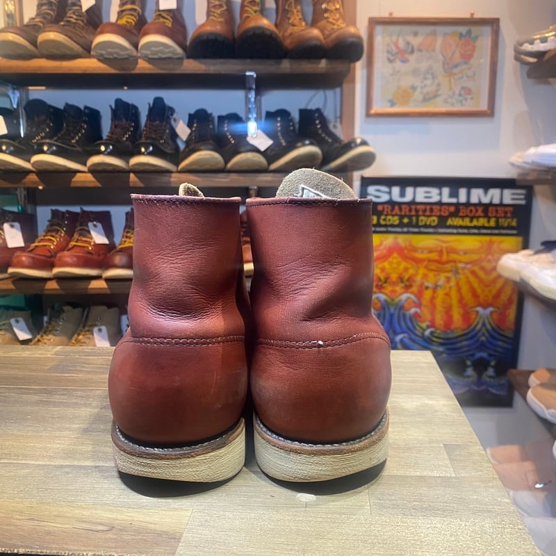 90s Vintage REDWING 8166 四角犬タグ アイリッシュセッター 8D 赤茶