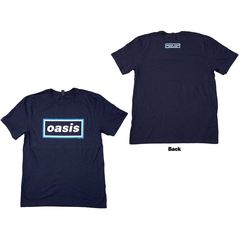 公式新品】 OASIS - MAINE ROAD EVENT LOGO (BACK PRIN