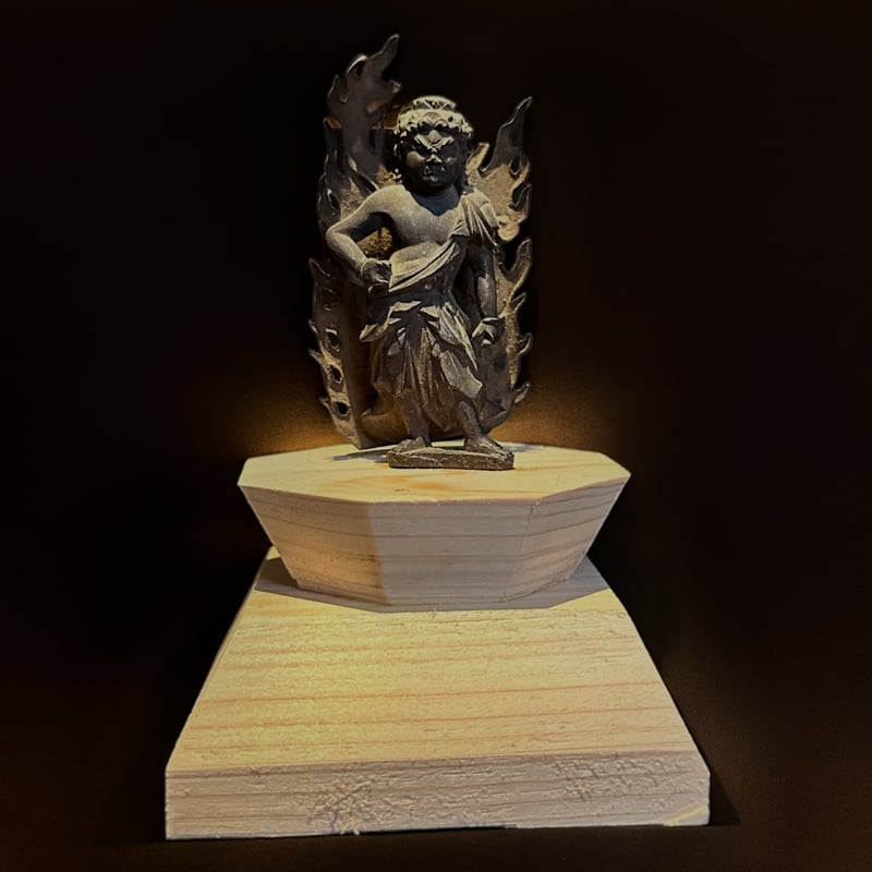 不動明王木彫と厨子 | 古物屋次元 オンラインショップ