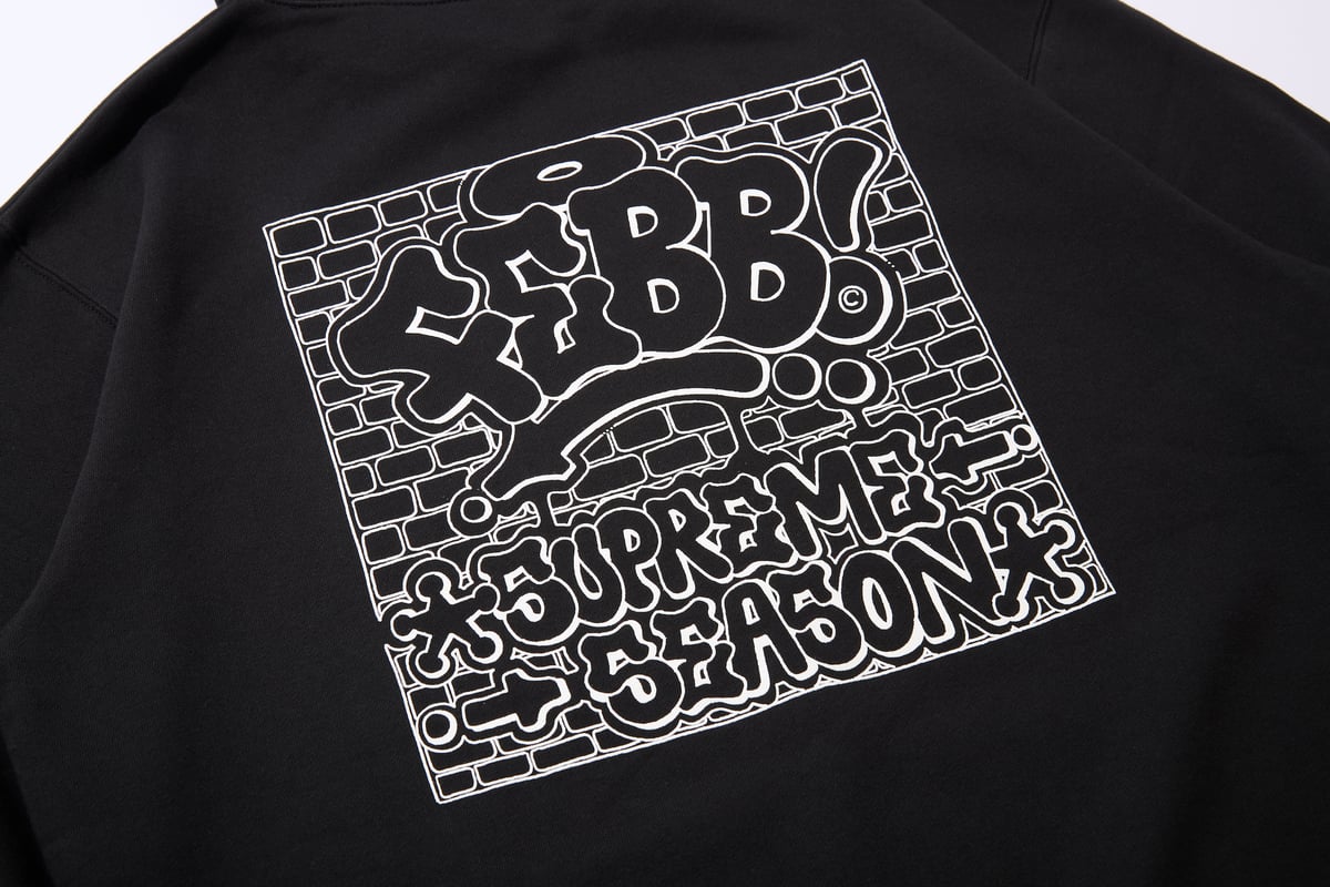 febb SUPREME SEASON HOODIE BLACK （10.0 Oz / 裏起毛