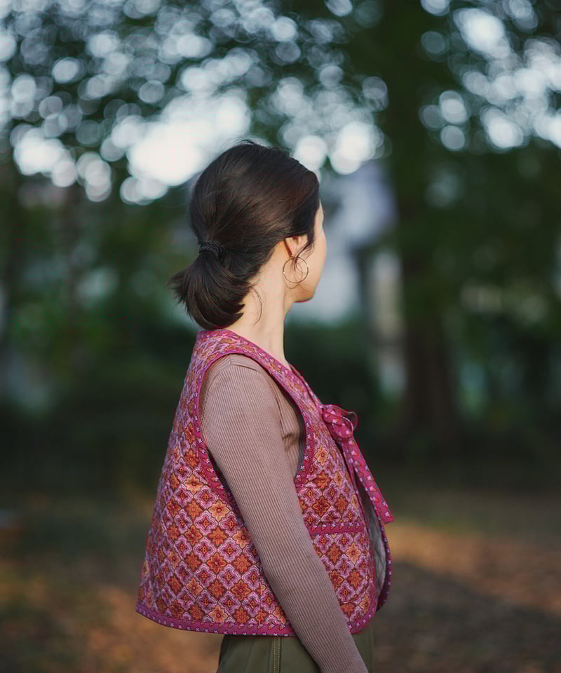 大人の【キルティングベスト】型紙 | maiando