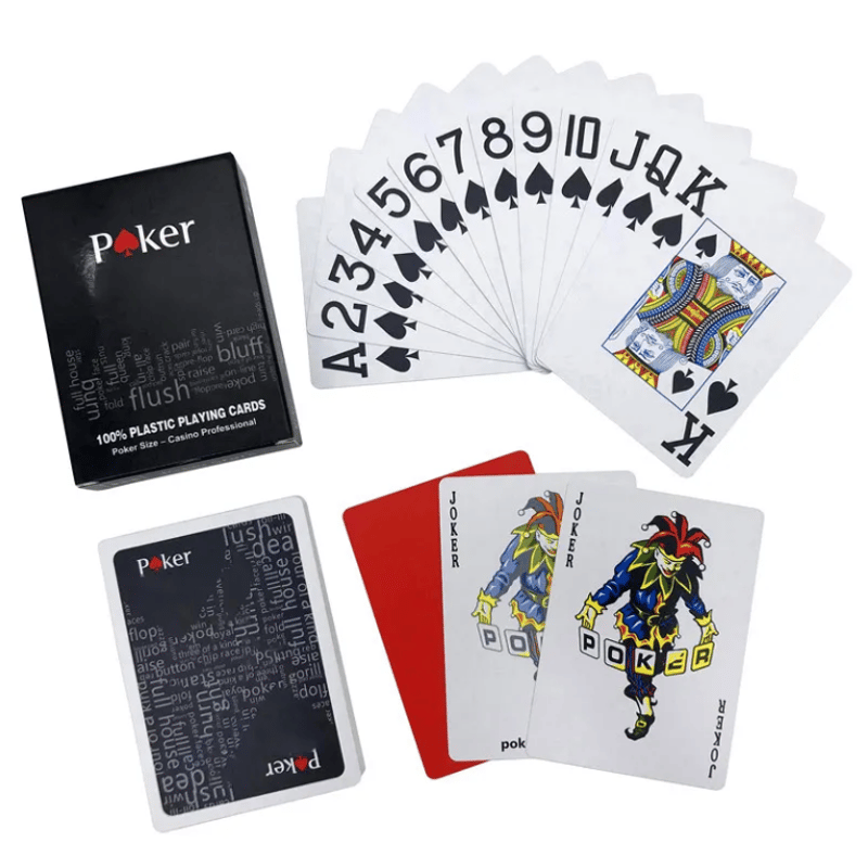 ポーカースターズ トランプ2デッキセット 赤・黒 各1デッキ | Poker