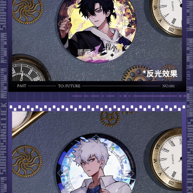時光代理人 SurprisingClickシリーズ 審判列車 缶バッジ全セット
