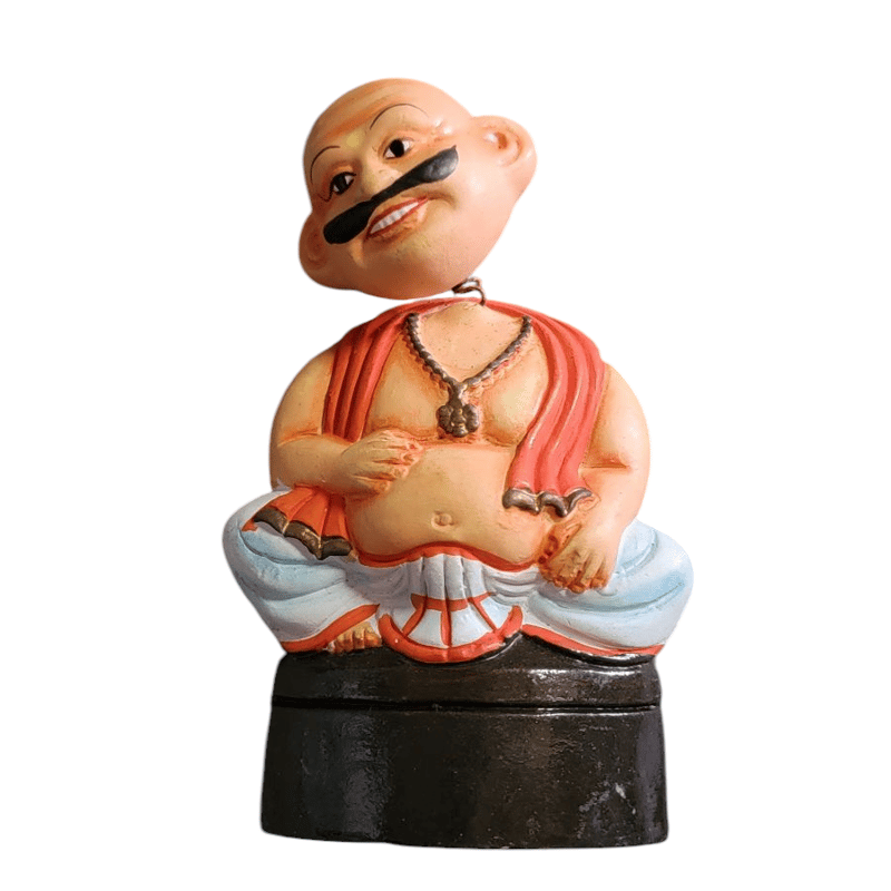 A0006A インドの首振りおじさん オレンジ | りさいくる&雑貨のお店 Sea