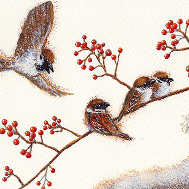 キャバリア】うちの子絵画『ここ あたしんちよ』イラスト（額・マット