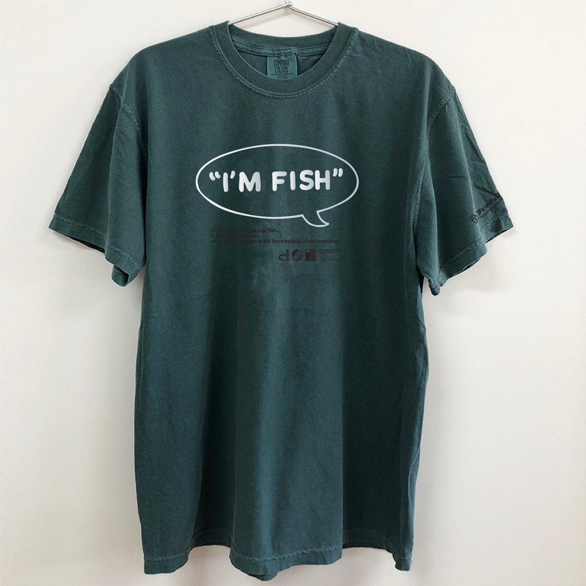 I'M FISH tee(green) | FISHMANS STORE