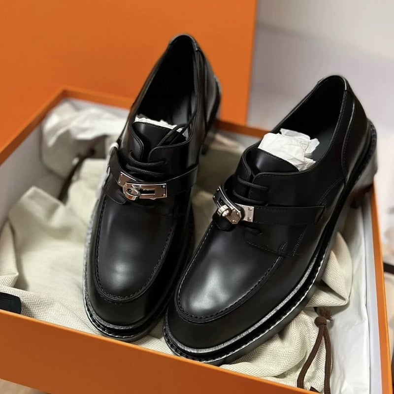 ◇予約◇金具付き厚底ローファー | MINSE