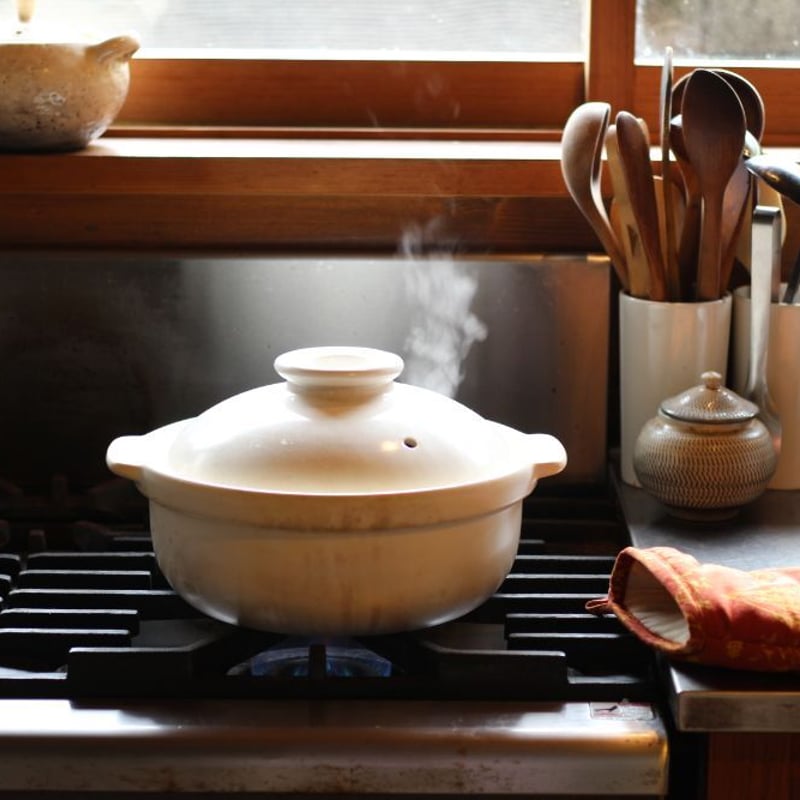 新品・未使用品 マスタークック 土鍋 6合深鍋 木栓付 マスタークック