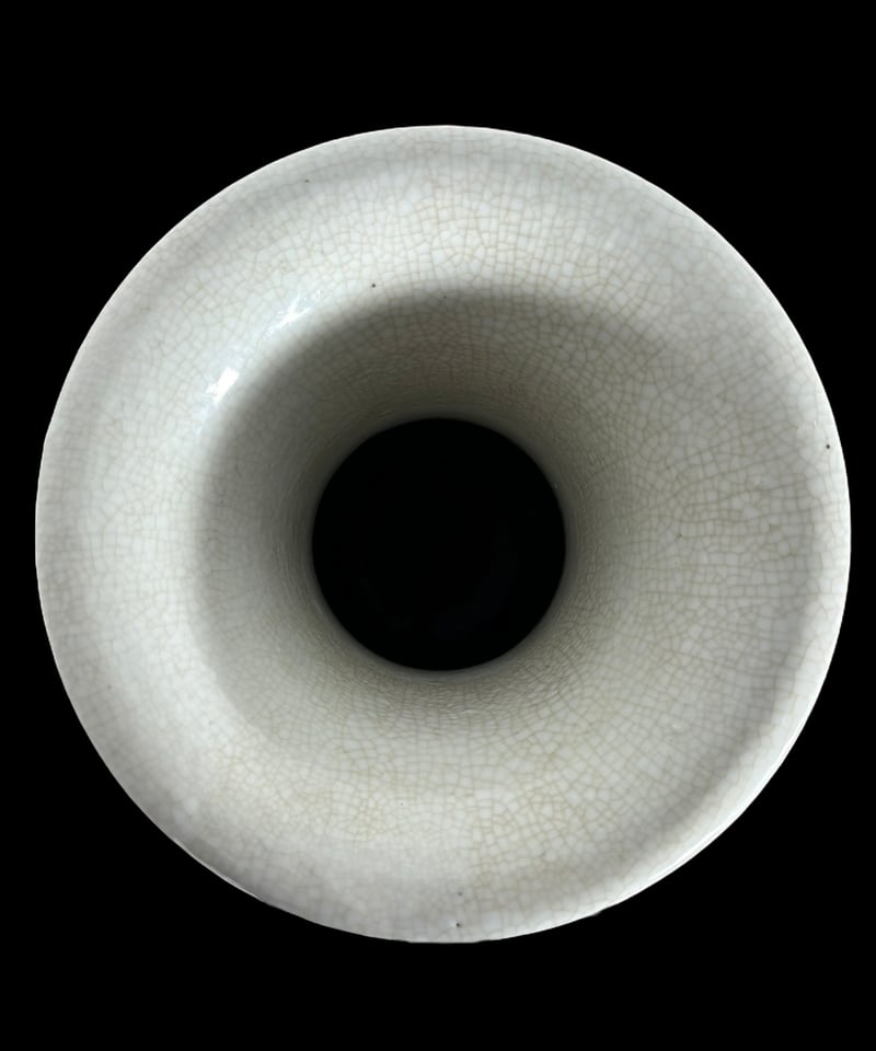 壺 [梅花鳥絵] 染付 成化年製 中国雑貨 フラワーベース 花瓶 花入れ 丸