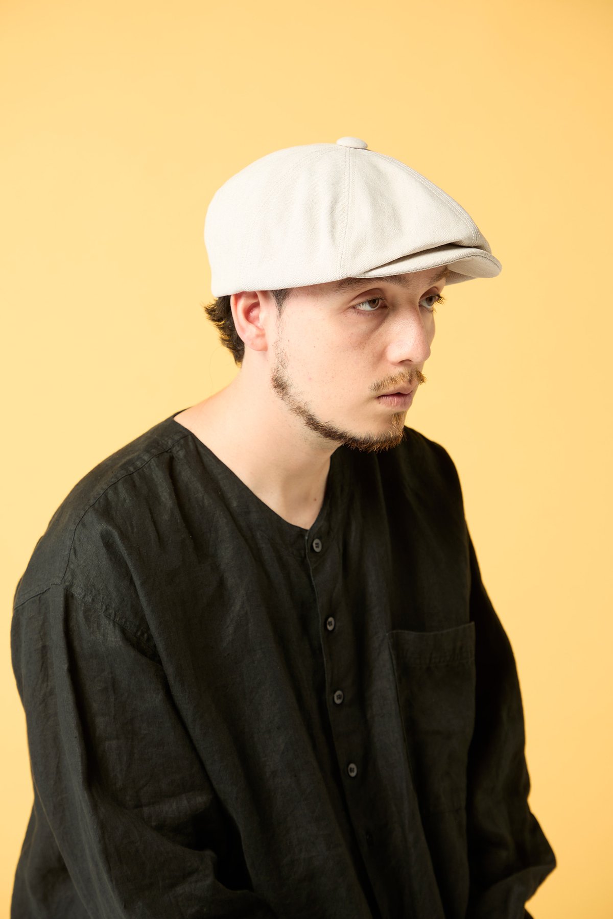 CPH】575PL POLYESTER LINEN CASQUETTE | lupus on