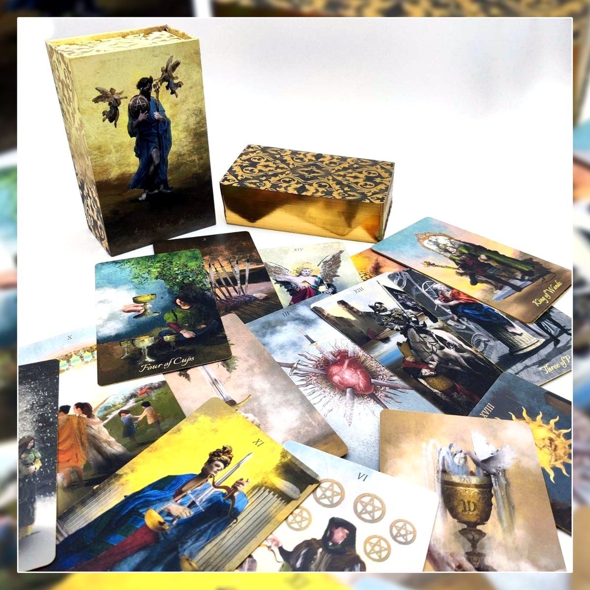 予約商品】Baroque Gold Foil Tarot Deck【タロットカード】 | m