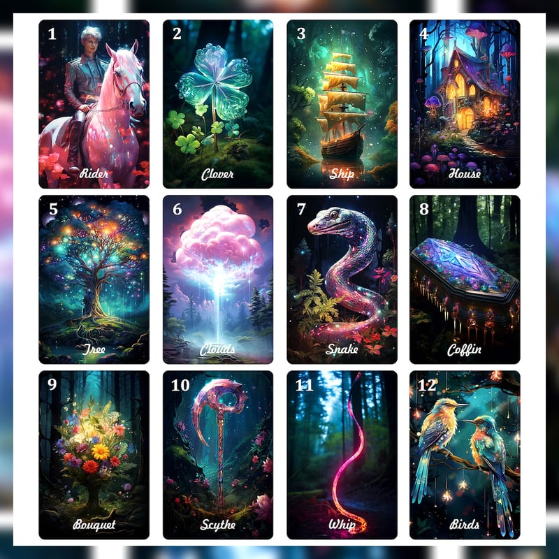 Magic Forest Lenormand【ルノルマンカード】 | musemuse