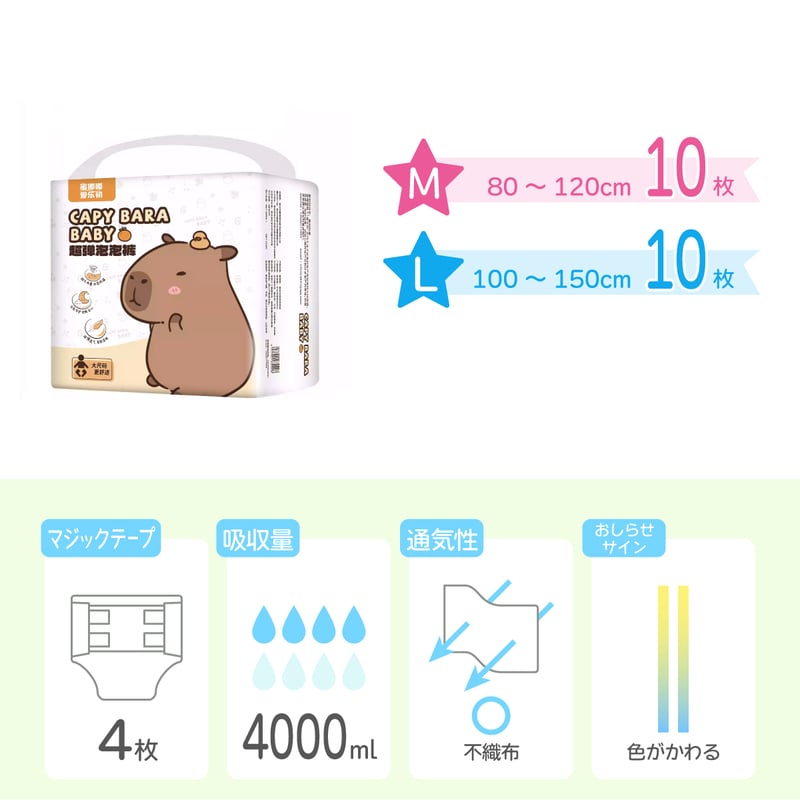 カピバラBABY | WhiteFluff しろのふわふわ