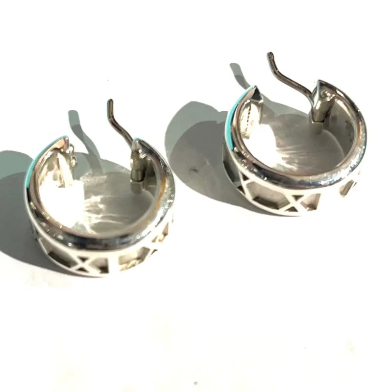 h892 オールド ティファニー 1995 アトラス フープ ピアス 925