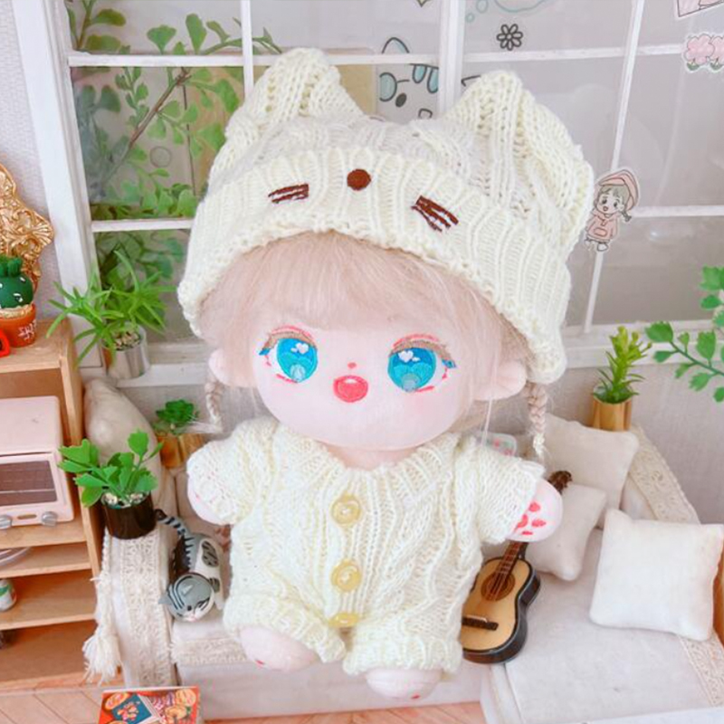 ぬい服】ぬいぐるみ用猫耳ニット帽 15~20cm 用【推し活グッズ】 | G.triGer