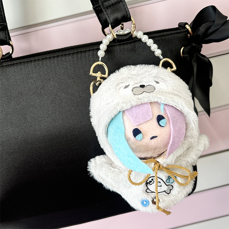 ぬい服】ぬいぐるみ用ポンチョ (15cm 用 )【サメ・アザラシ】【推し活