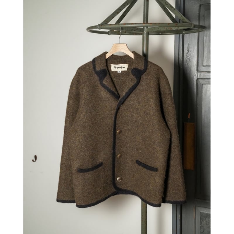 slopeslow BOILED CASHMERE SHETLAND JACKET HF |