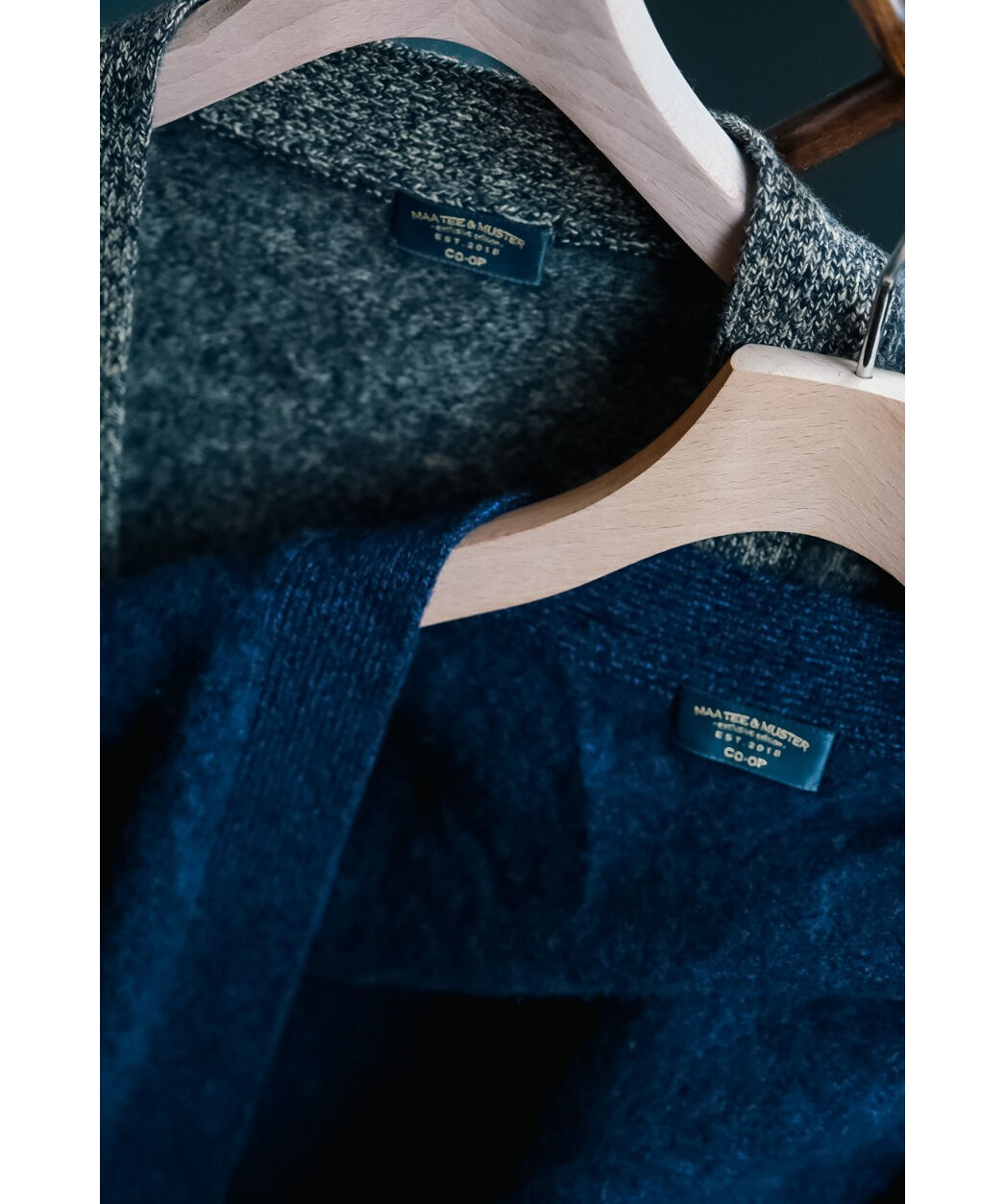 MAATEE&SONS Ex. CASHMERE SHAGGY 2 N/B CARDIGAN