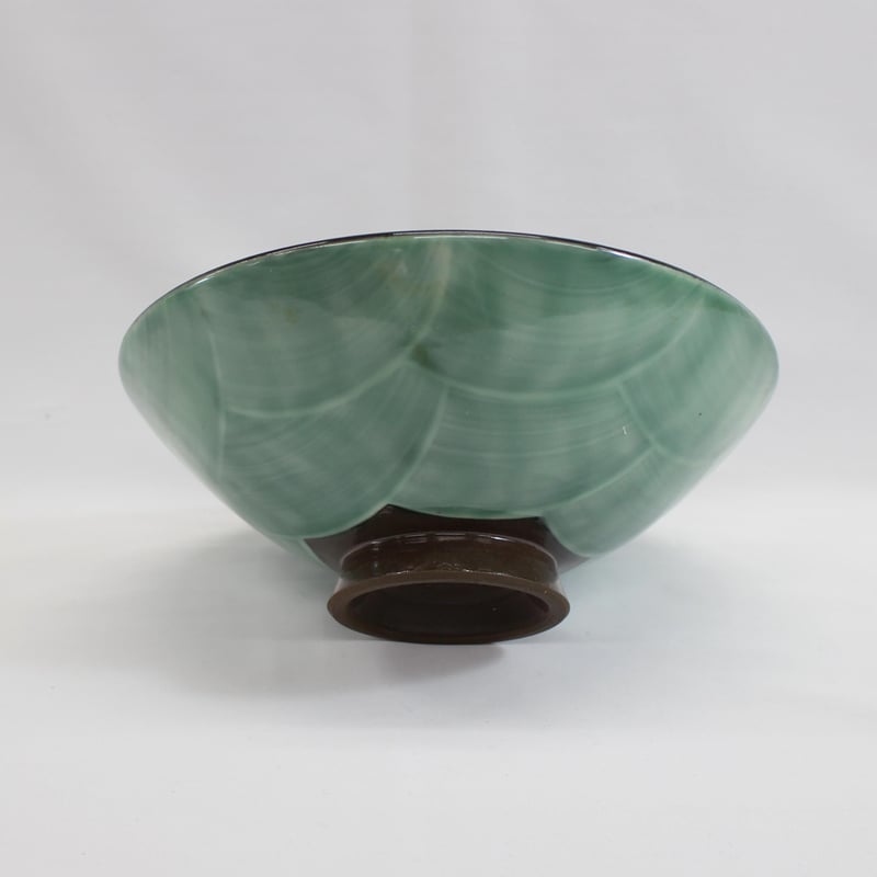 特選品 京都 京焼（清水焼） 土淵陶葊(どぶちとうあん)作 ☆パンジー六