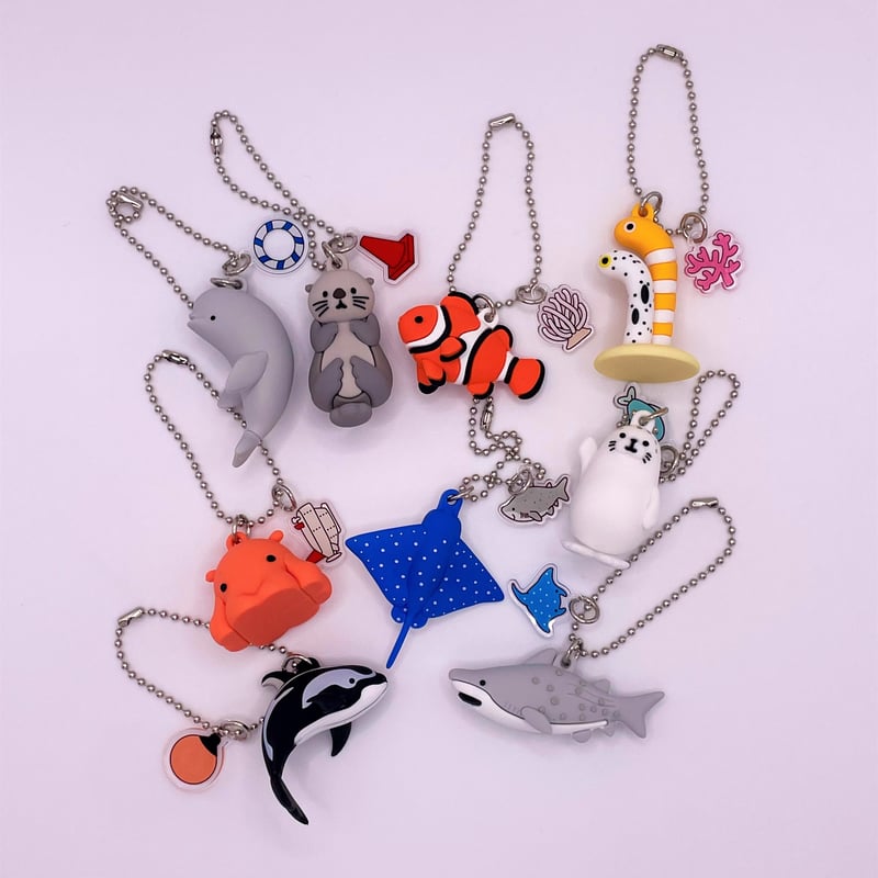 立体ラバーボールチェーン（シロワニ） | すいそう