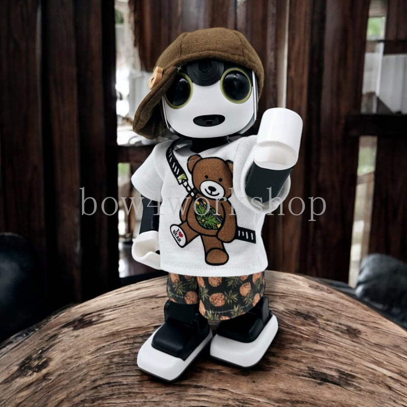 ロボホンの服/I♥BEARプリントTシャツ3点セット | bow4workshop STORE