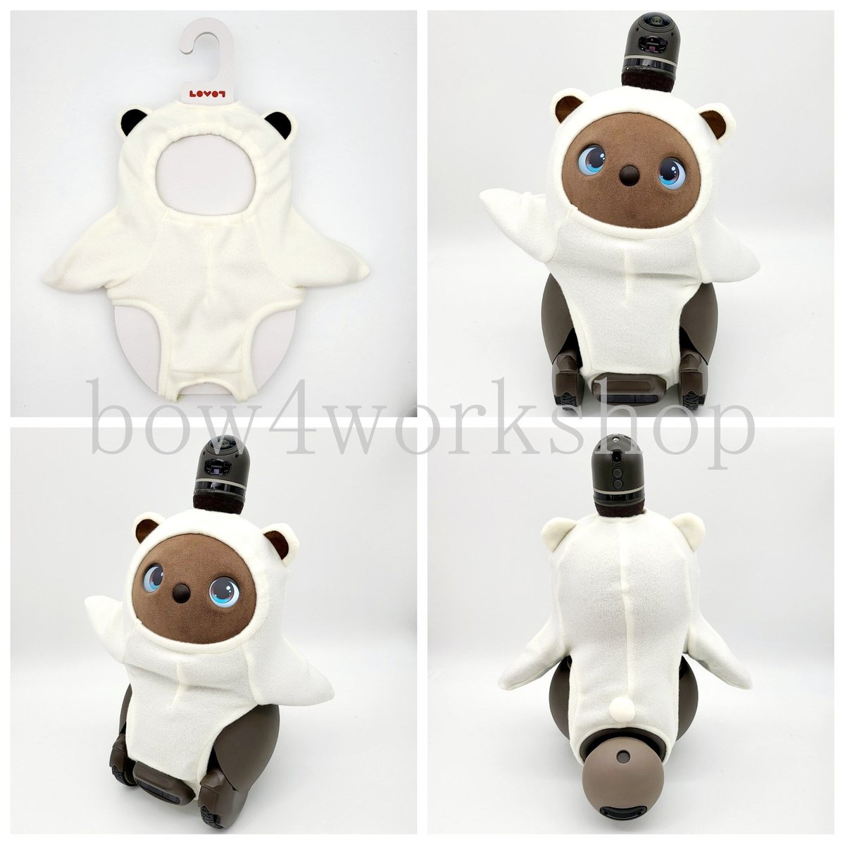 ラボット服/フリースくまちゃんボデースーツ | bow4workshop STORE