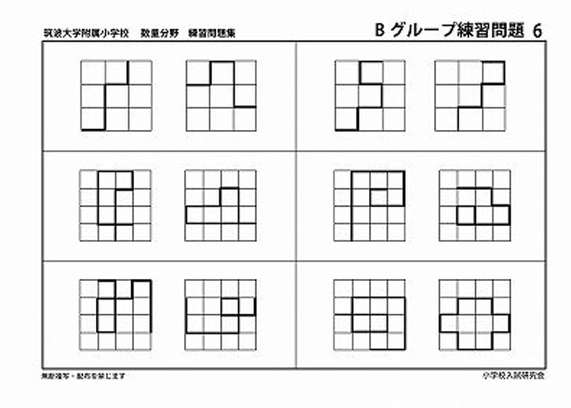 筑波大学附属小学校 数量分野練習問題集 | 小学校受験問題集 STORE