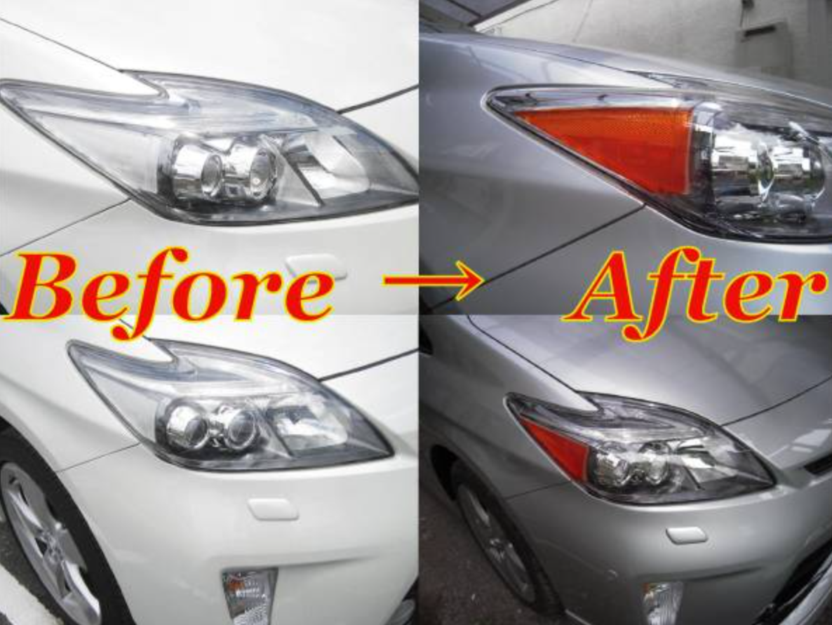 30系プリウス後期型専用/USヘッドライト＆USテール調シール/北米仕様