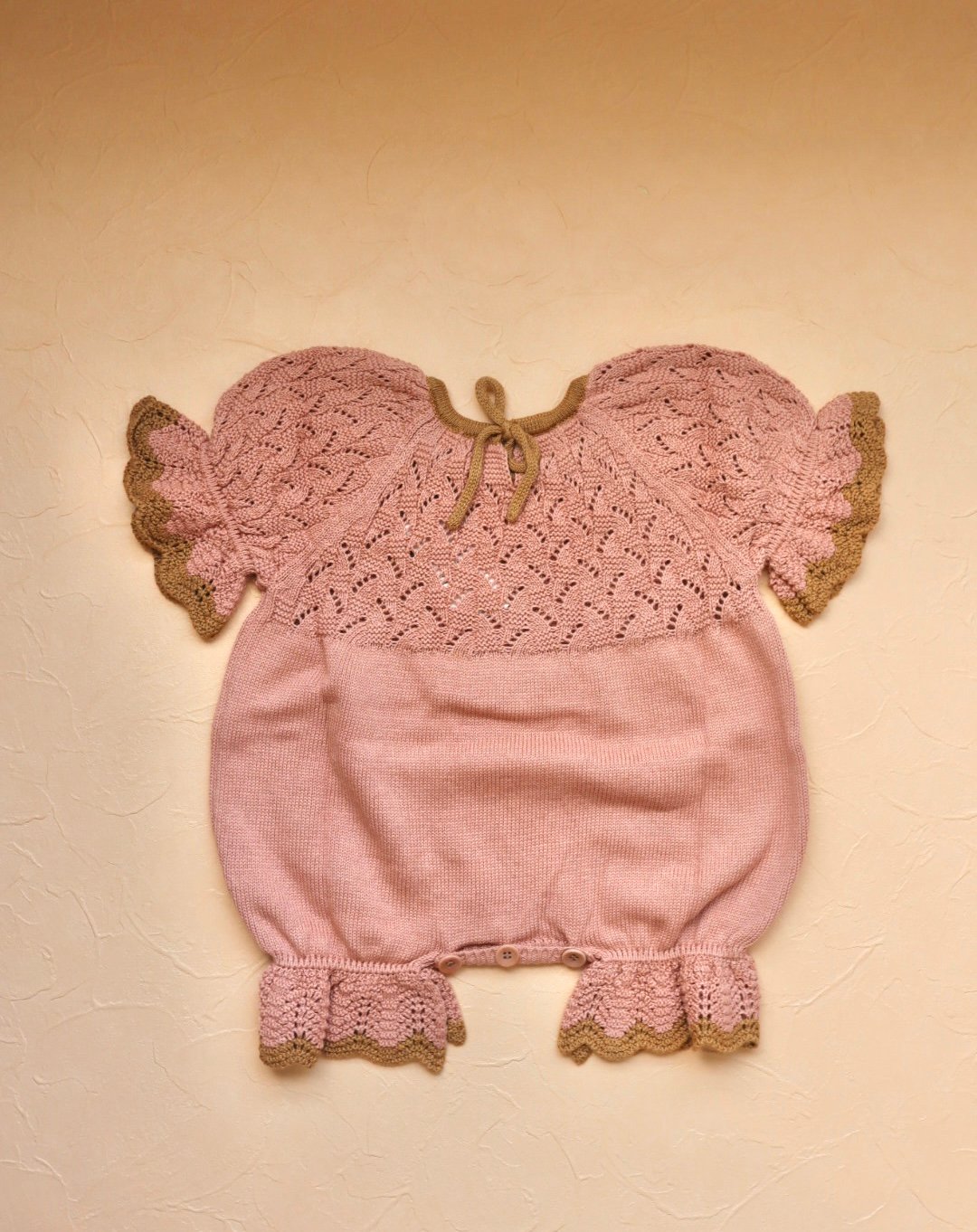 MABLI]【残りわずか！】AWENA ROMPER| PINK EARTH | RonRo