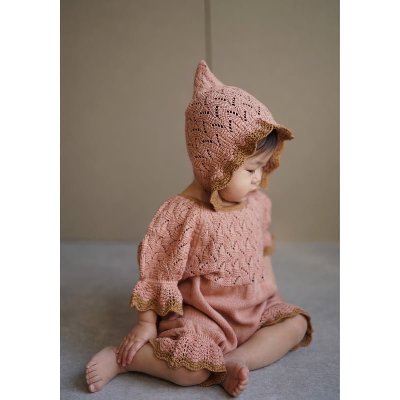 ロンパース・カバーオール mabli awena romper. bonnet ロンパース