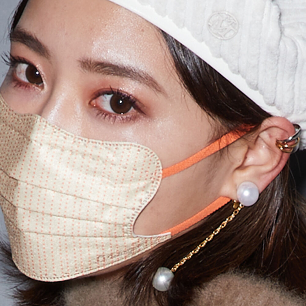 D.masque Luxe. “PIN DOT”［Sand Orange］ヒアルロン酸8,