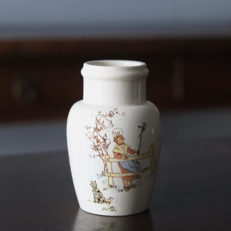 Lunéville リュネヴィル マスタードポット h9.8cm フランス