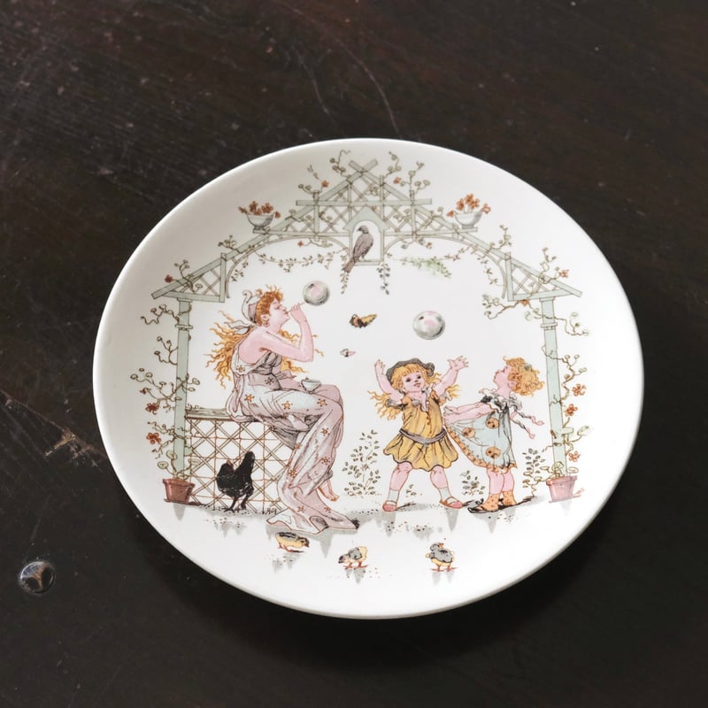 Sarreguemines サルグミンヌ アンファン リシャール 平皿 フランス