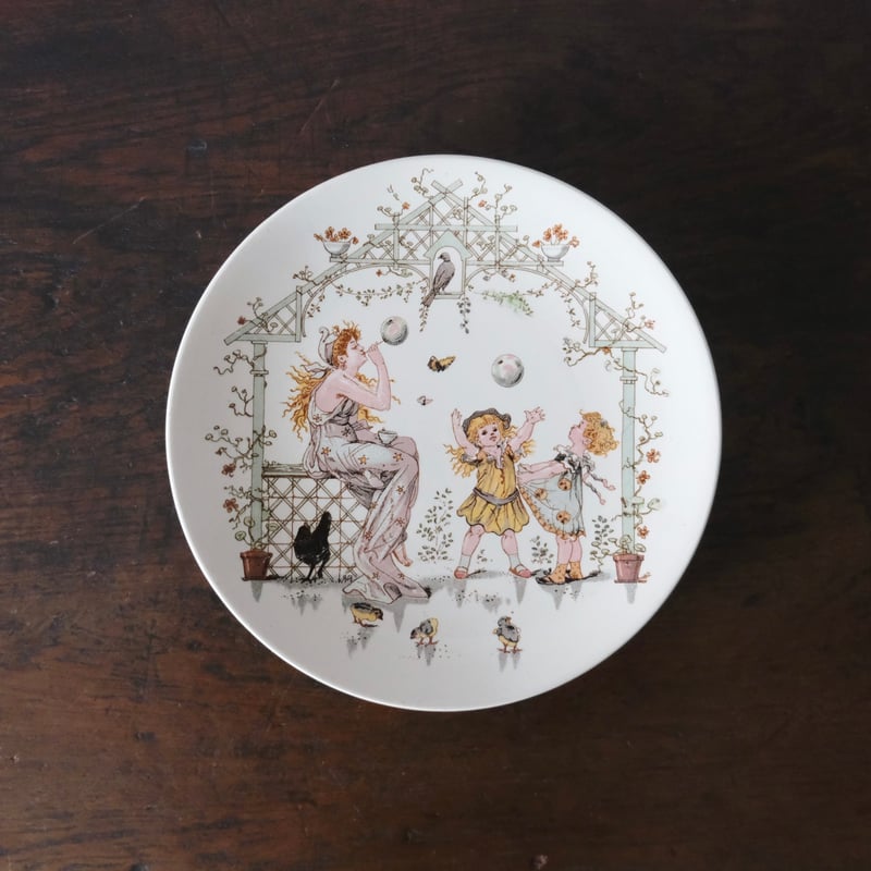 Sarreguemines サルグミンヌ アンファン リシャール 平皿 フランス