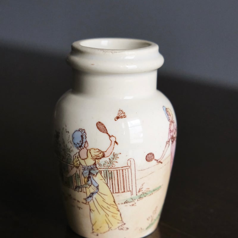 Lunéville リュネヴィル マスタードポット h9.5cm フランス